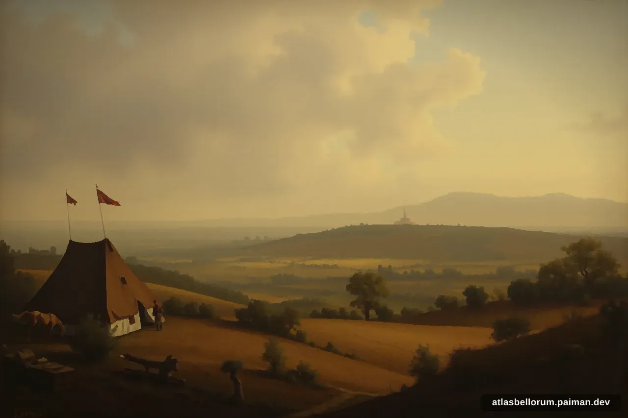 Ilustrasi simbol warisan Arthur Wellesley, Adipati Wellington ke-1.