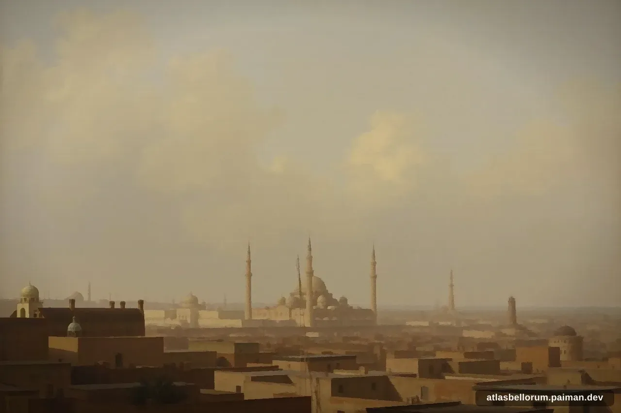 Ilustrasi perlengkapan zaman menjelang Pengepungan Baghdad.