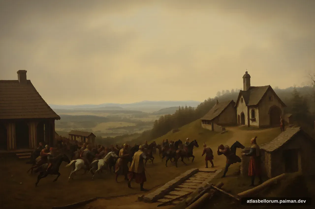 Ilustrasi simbol warisan Charles Martel.