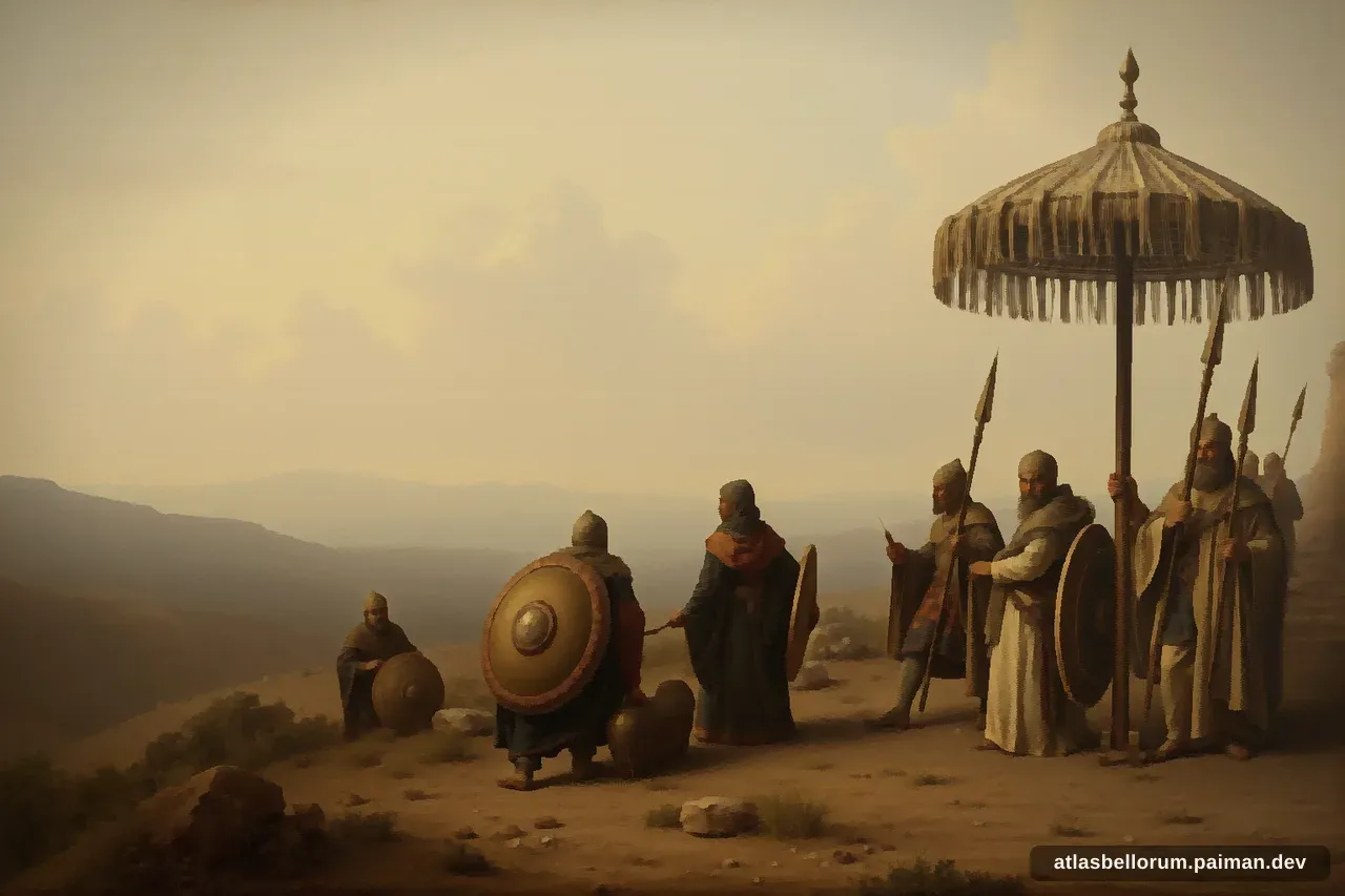 Ilustrasi medan kampanye yang diarungi Darius III.