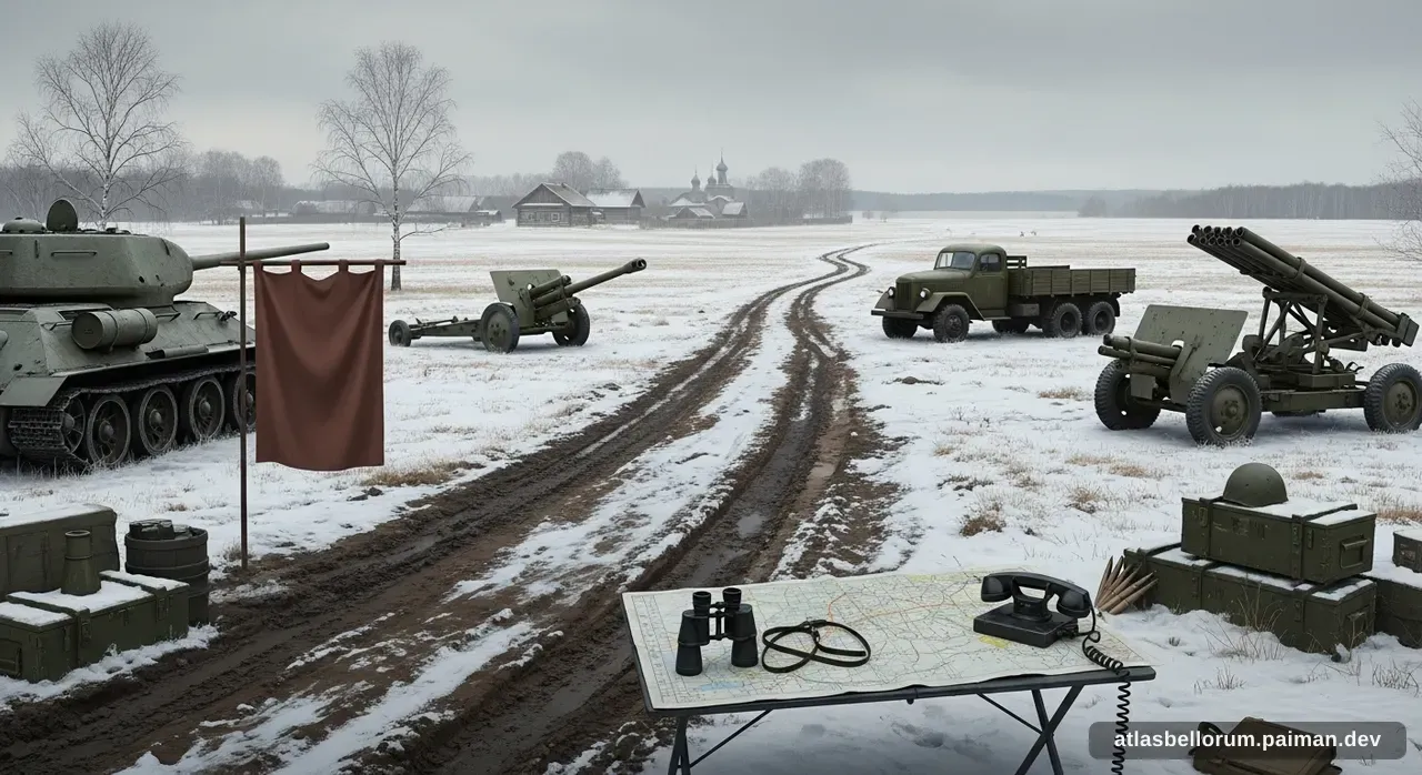Ilustrasi medan kampanye yang diarungi Georgy Zhukov.