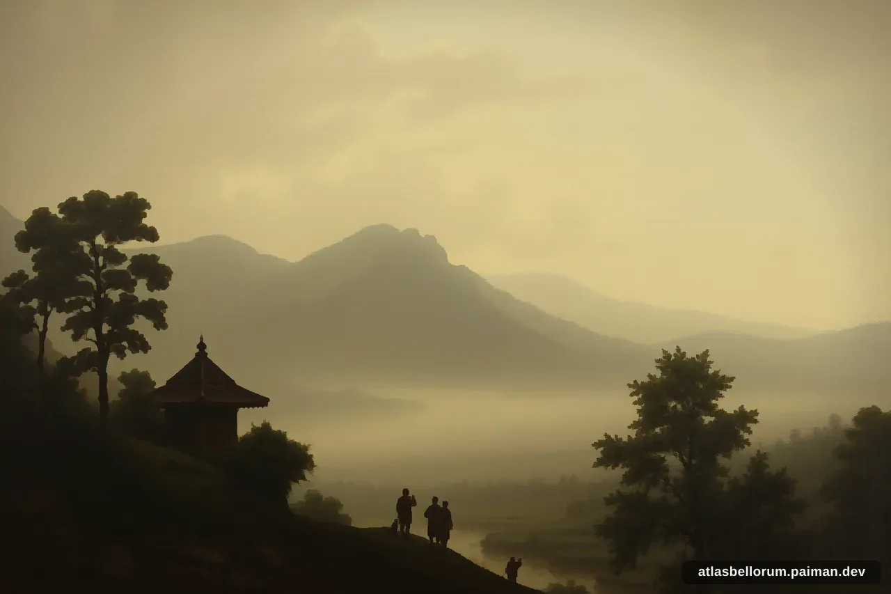Ilustrasi perlengkapan zaman menjelang Invasi Mongol ke Jawa.