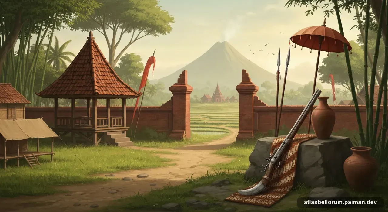Ilustrasi simbol warisan Pangeran Diponegoro.