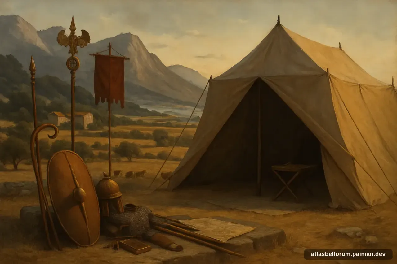 Ilustrasi simbol warisan Quintus Fabius Maximus Verrucosus.