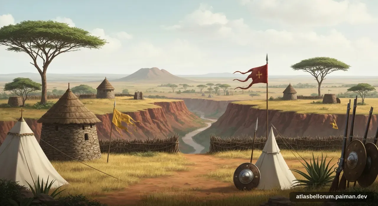 Ilustrasi simbol warisan Ras Alula Engida.