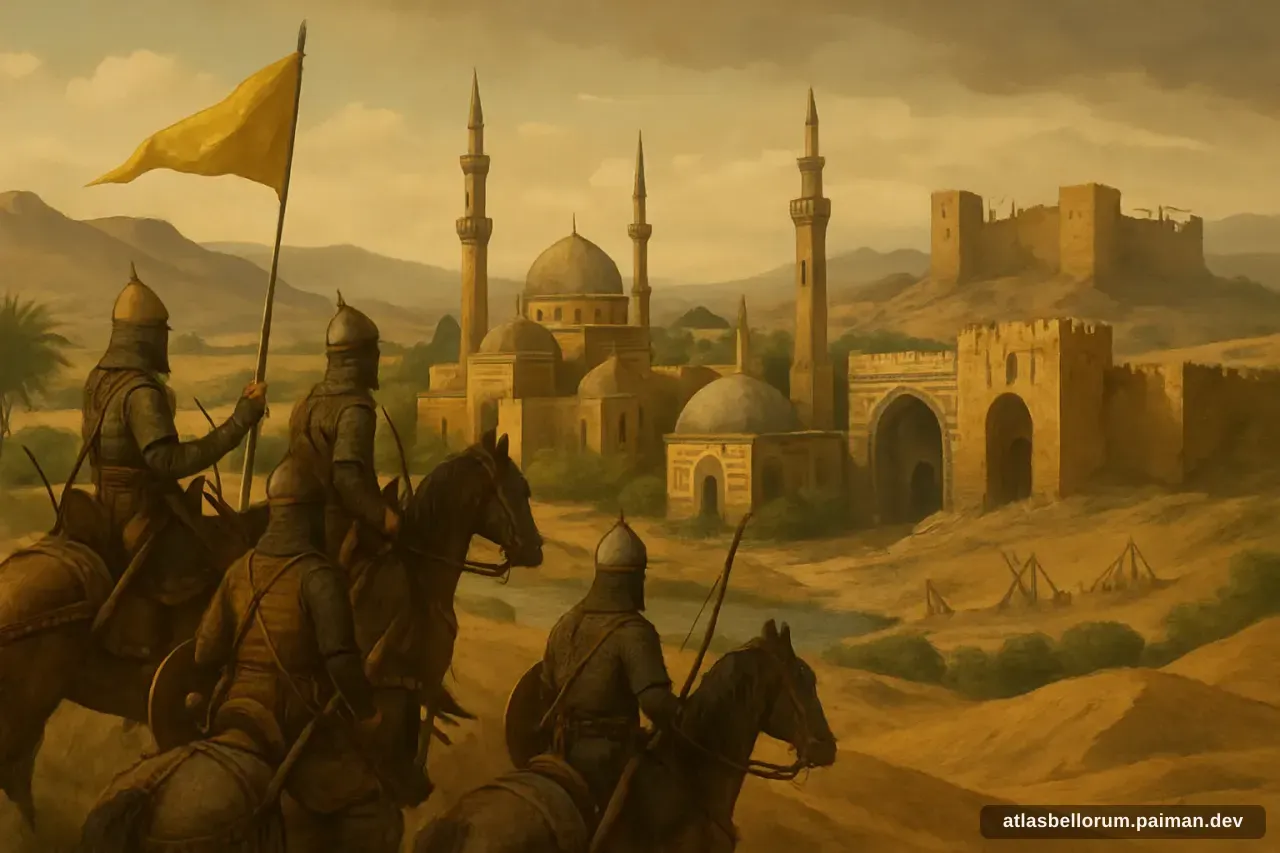 Ilustrasi medan kampanye yang diarungi Salahuddin al-Ayyubi.
