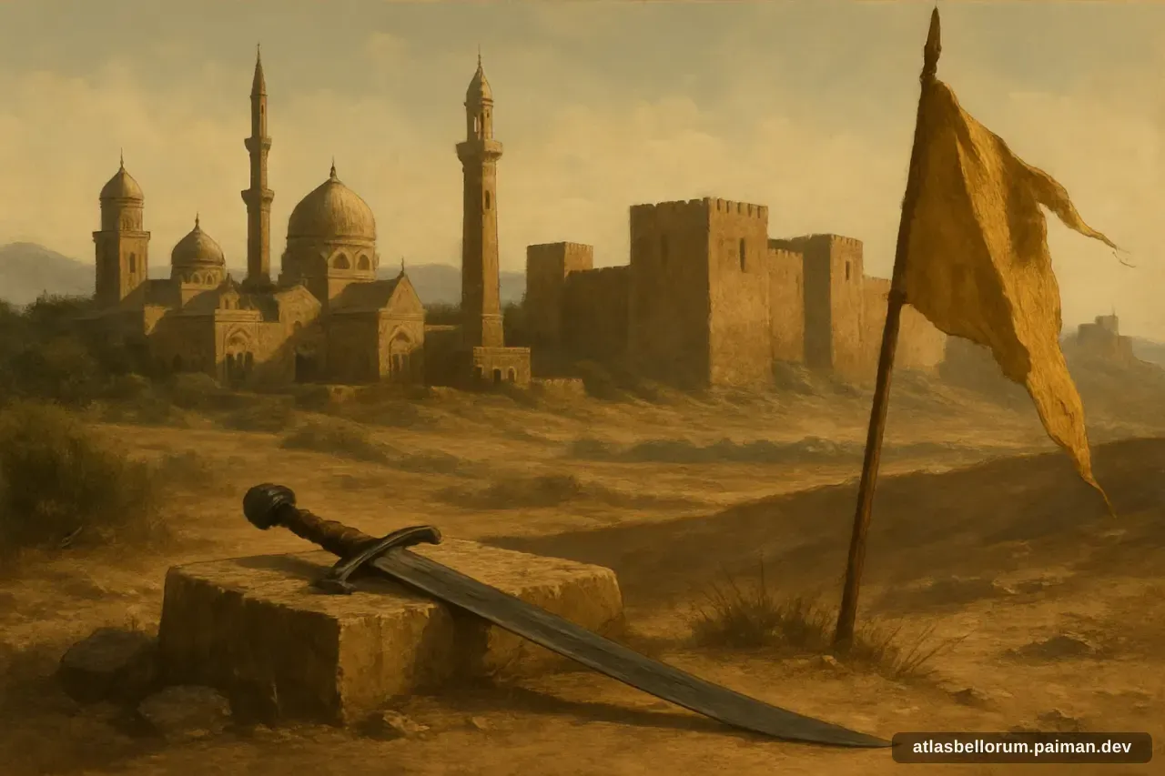 Ilustrasi simbol warisan Salahuddin al-Ayyubi.