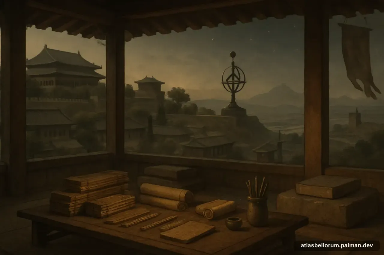 Ilustrasi simbol warisan keilmuan Sima Qian.
