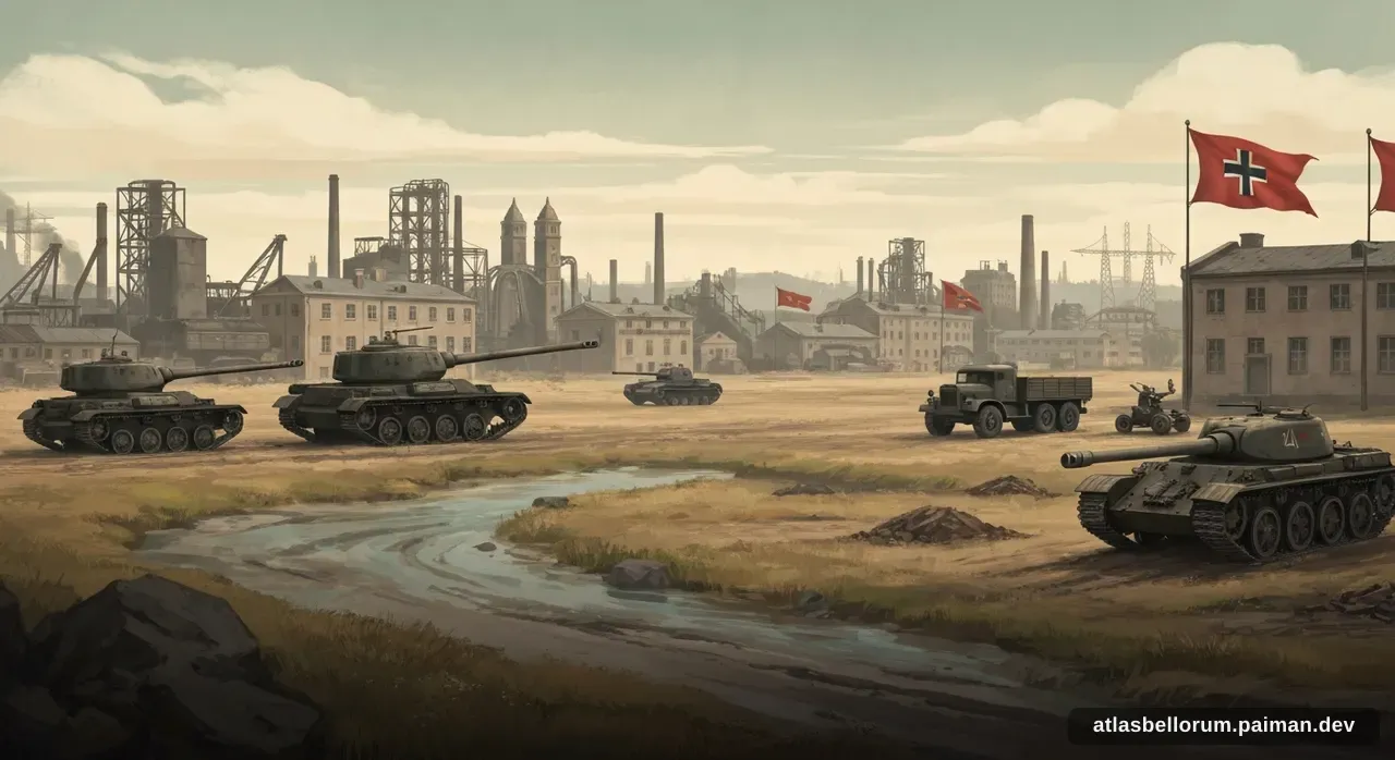Ilustrasi perlengkapan zaman menjelang Pertempuran Stalingrad.