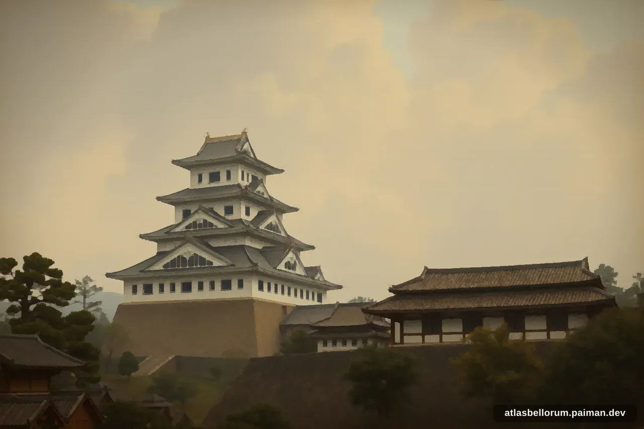 Ilustrasi simbol warisan Tokugawa Ieyasu.