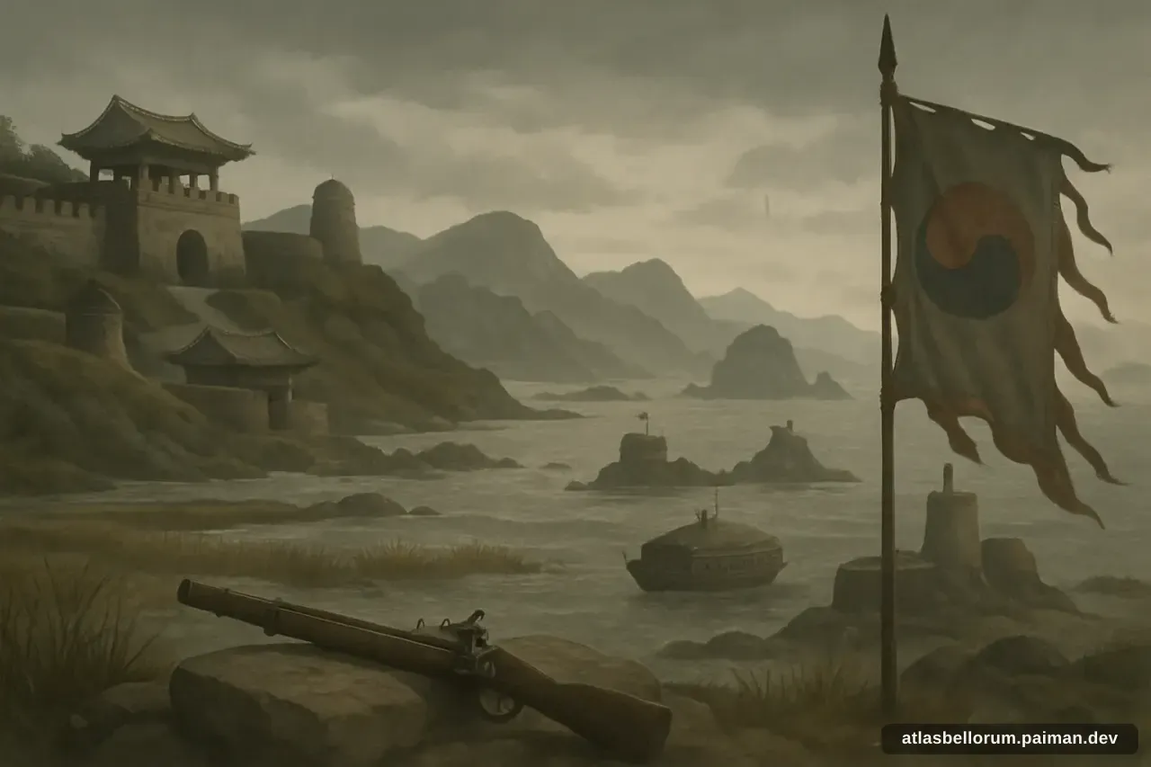 Ilustrasi simbol warisan Yi Sun-sin.